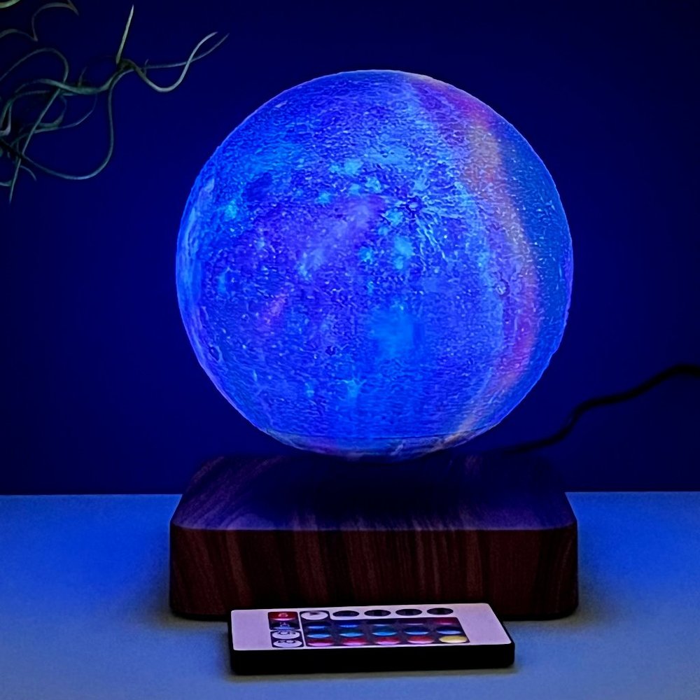 Magnetic Levitating & Spinning Galaxy Night Lamp - Remote Control -Creative Gift